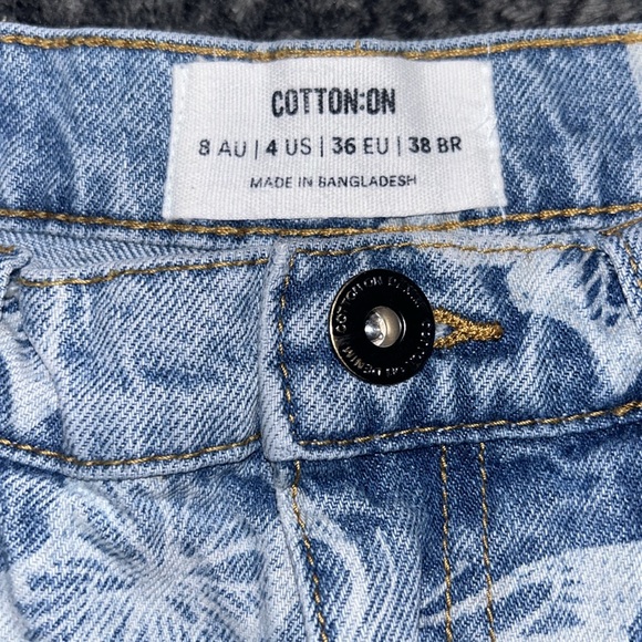 COTTON:ON Blue Butterfly Loose Straight Jean - Picture 6 of 13